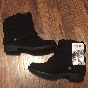 Black Muk Luk Boots - Size 10 - Brand New!